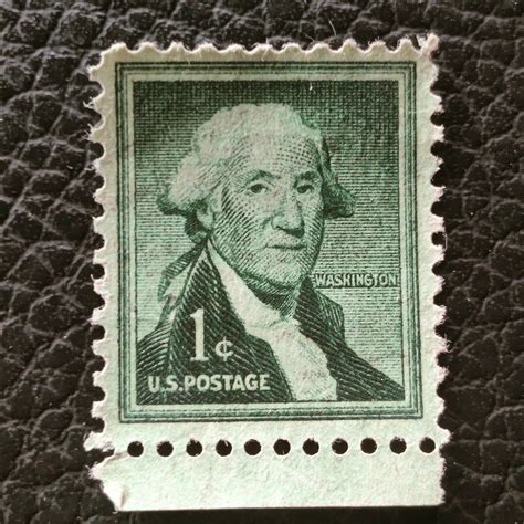 1 cent george washington postage stamp