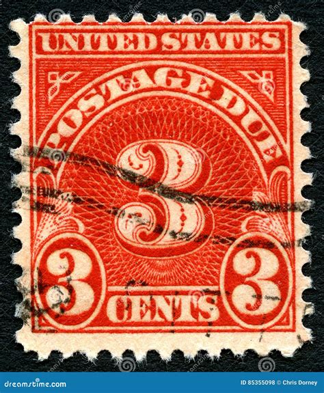 3 cent postage due stamp