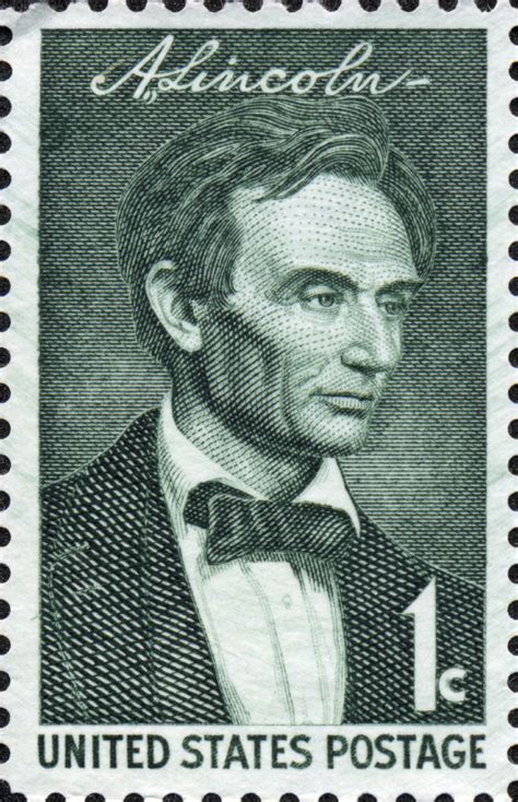 abraham lincoln 1 cent postage stamp