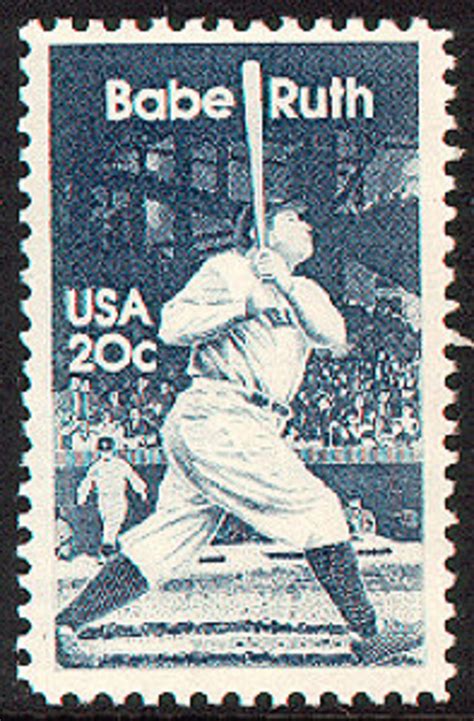 babe ruth postage stamp