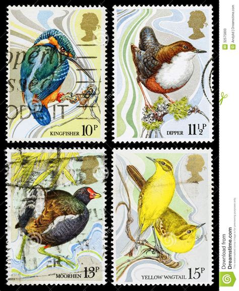 bird postage stamps