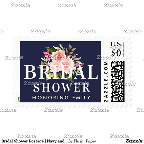 bridal shower postage stamps