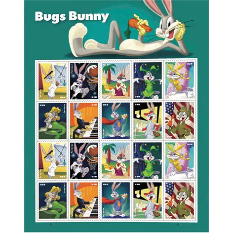 bugs bunny postage stamp