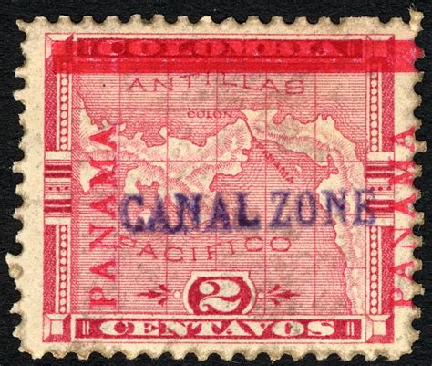 canal zone postage stamps