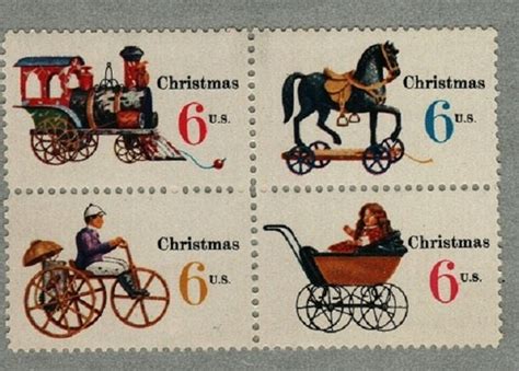 christmas 6 cent postage stamp