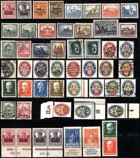 deutsches reich postage stamps