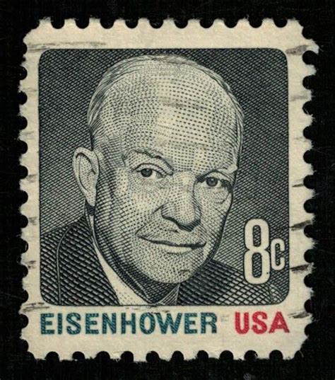 eisenhower 8 cent postage stamp value