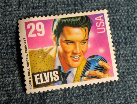 elvis postage stamp value