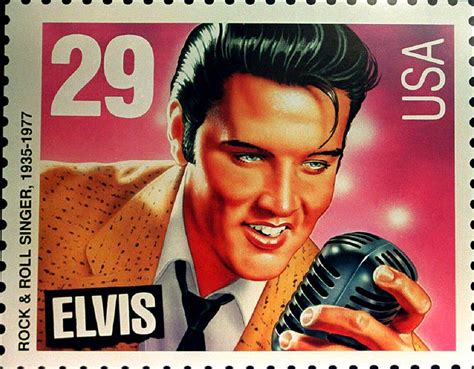 elvis presley postage stamps