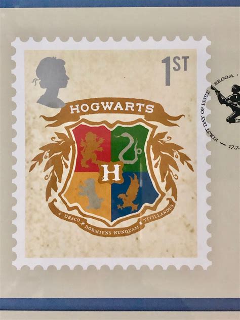 harry potter postage stamps