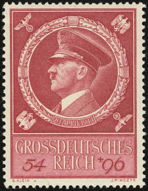 hitler postage stamps worth