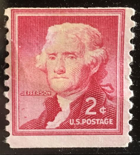 jefferson 2 cent postage stamp