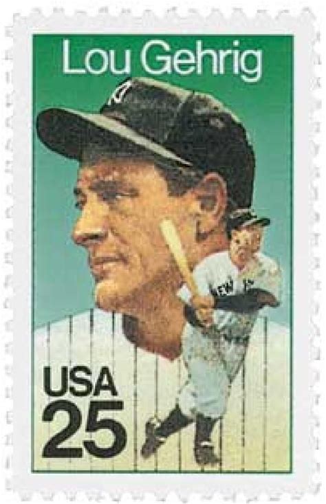 lou gehrig postage stamp