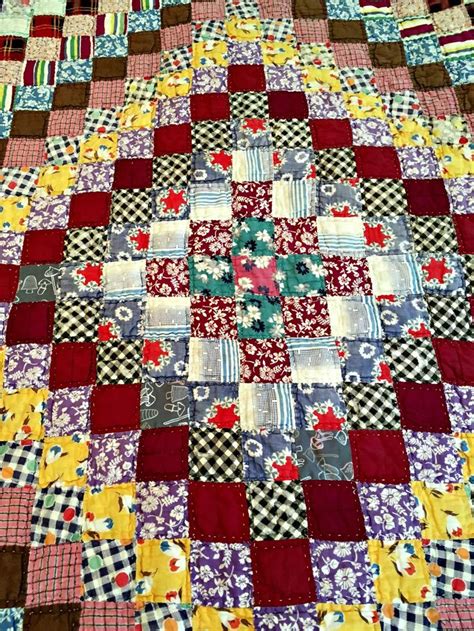 postage stamp quilts