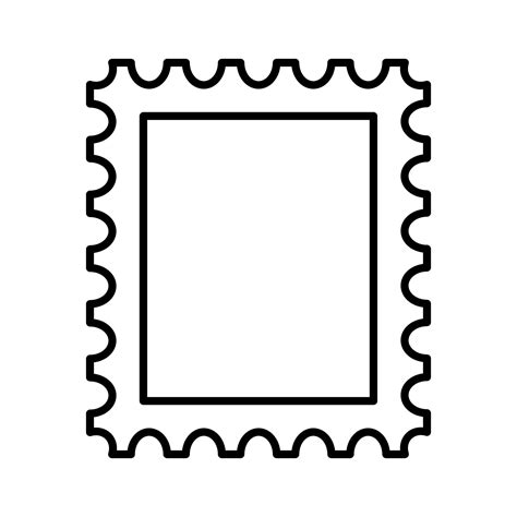 postage stamp template