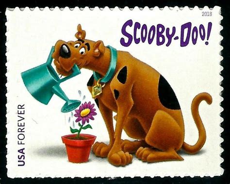 scooby doo postage stamp