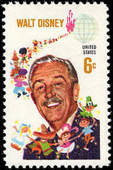 walt disney 6 cent postage stamp